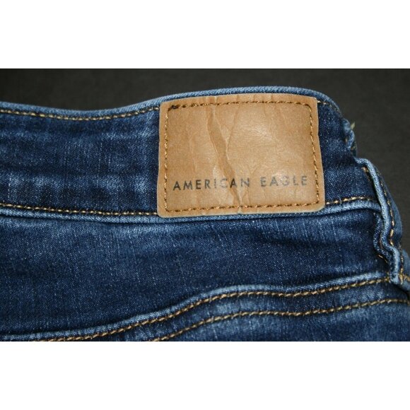 American Eagle jeans womens 6 hi rise jegging next level stretch 26 x 28 blue - Picture 6 of 12